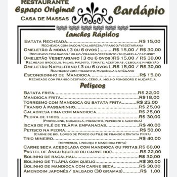 Foto Pizzaria Espaço Original